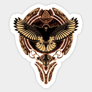 Odin's Hawk Sticker